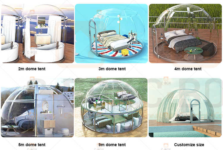 clear bubble tent 
