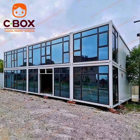 glass wall container house design