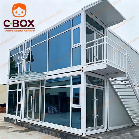 glass wall container house design