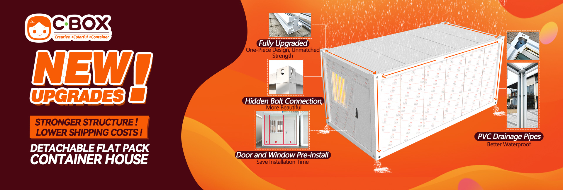 Detachable Flat Pack Container House