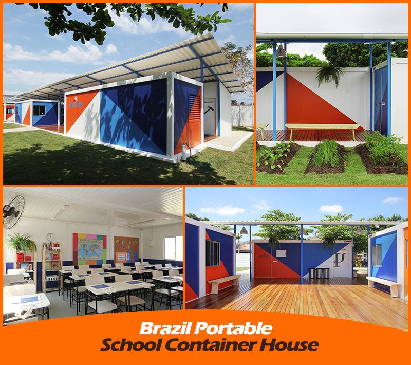CBOX: Casa contenedor escolar portátil de Brasil